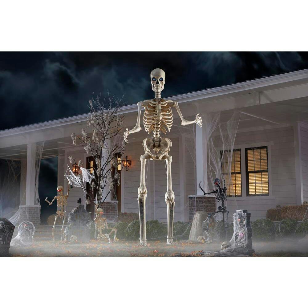 This 12 Foot Skeleton From Home Depot Is Hilariously Perfect   56fee1ab A509 4557 92d6 F78b8aacf70f Home Accents Holiday Halloween Yard Decor 5124738 E1 1000 