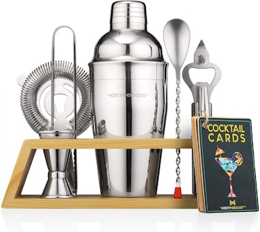 Modern Mixology Bartender Kit With Stand