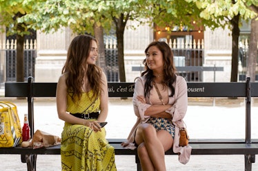 Lily Collins and Ashley Park in 'Emily in Paris'