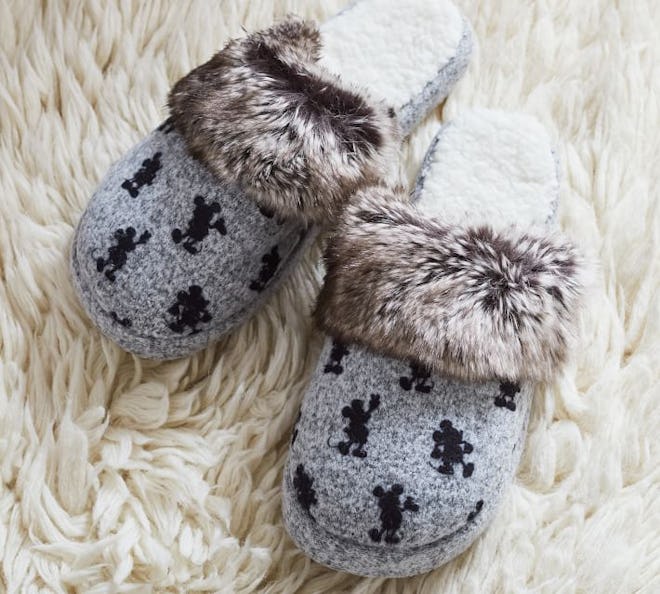 Mickey Mouse Sherpa Slippers