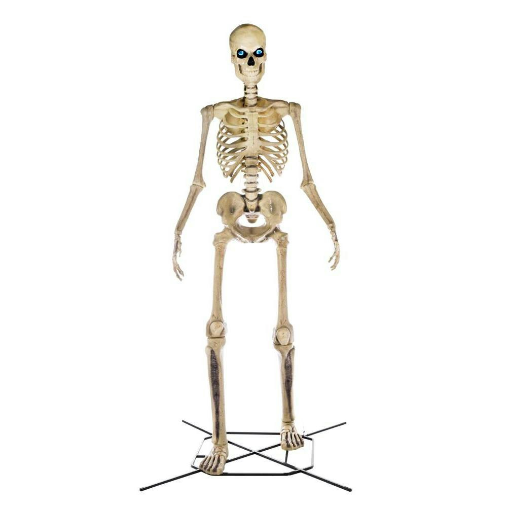 This 12 Foot Skeleton From Home Depot Is Hilariously Perfect   B06a111e Cfae 4e95 8874 1a09938942ab Home Accents Holiday Halloween Yard Decor 5124738 64 1000 