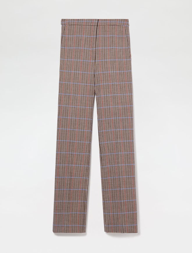 Checked Tailored Trousers