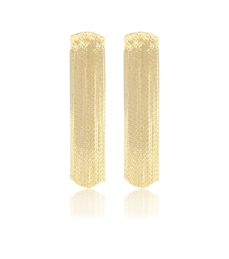 Grand Fil d'Or Gold-Plated Earrings