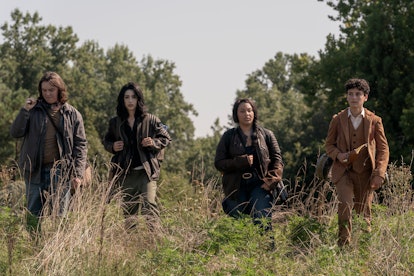 The cast of 'Walking Dead: World Beyond' via the AMC press site.