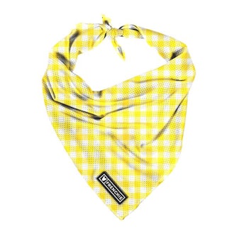 FRENCHIE COOLING BANDANA - SPRING GINGHAM