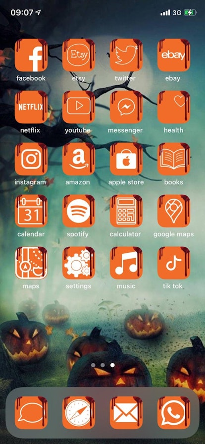 These 23 Halloween Ios 14 Home Screen Ideas Include Spooky Aesthetics - logo roblox icon aesthetic halloween