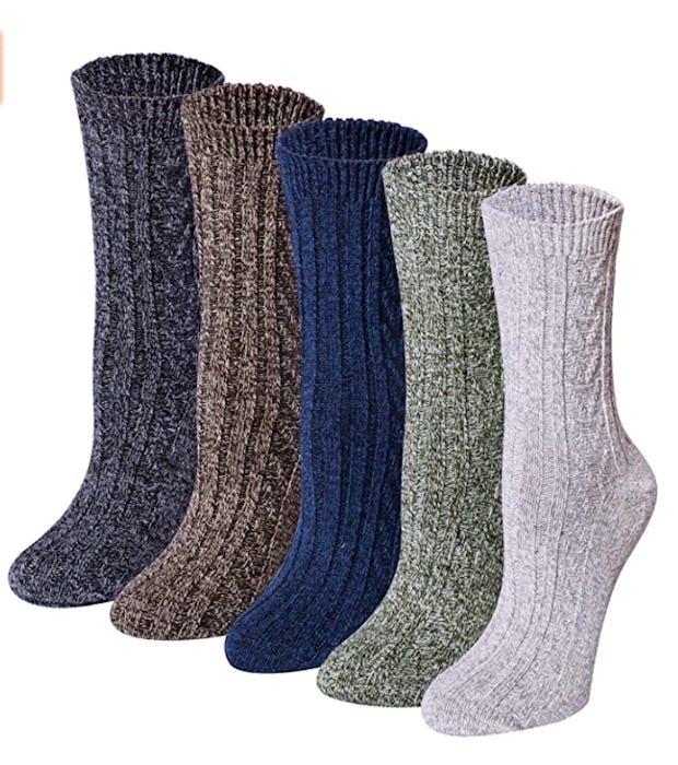 Rexabri Wool Socks (5-Pack)
