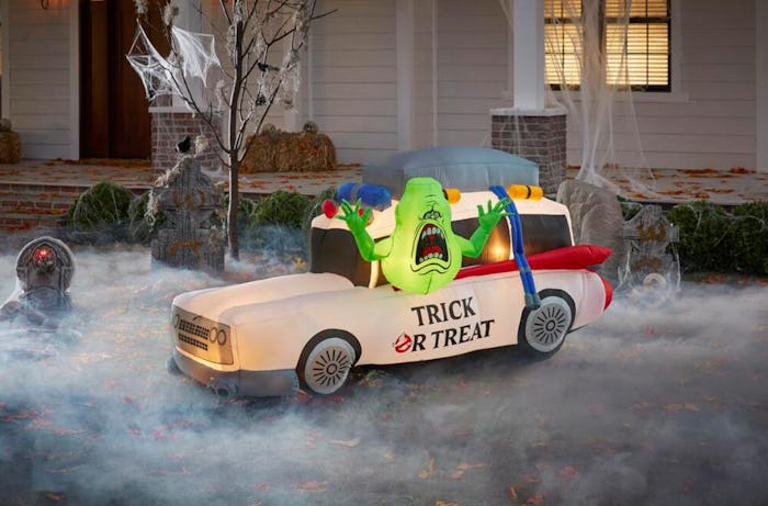 This Ghostbusters yard inflatable is the perfect way to celebrate Halloween.