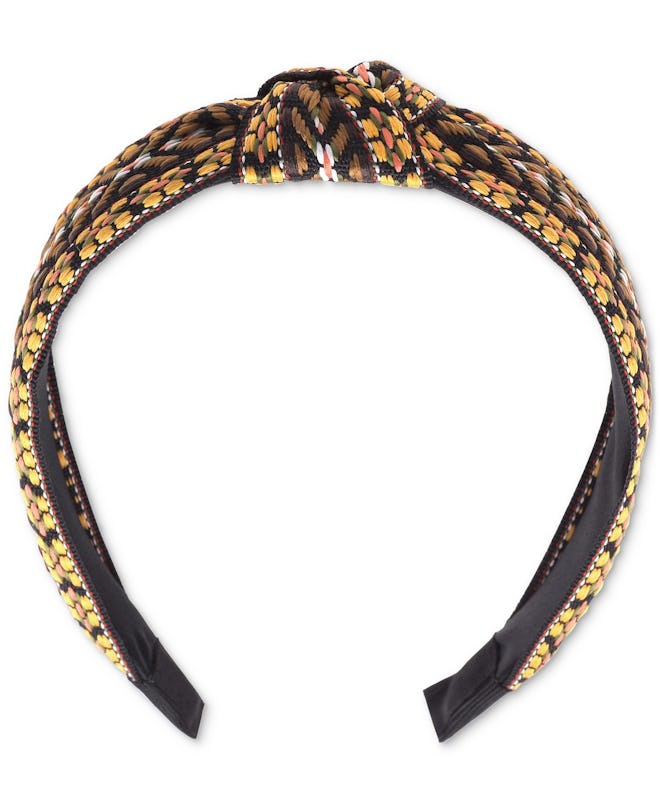 INC Embroidered Knotted Headband