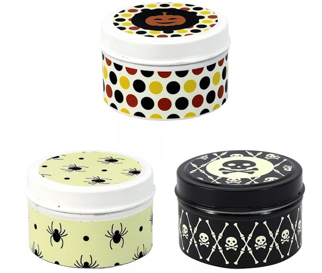 Printed Halloween Tin Candle