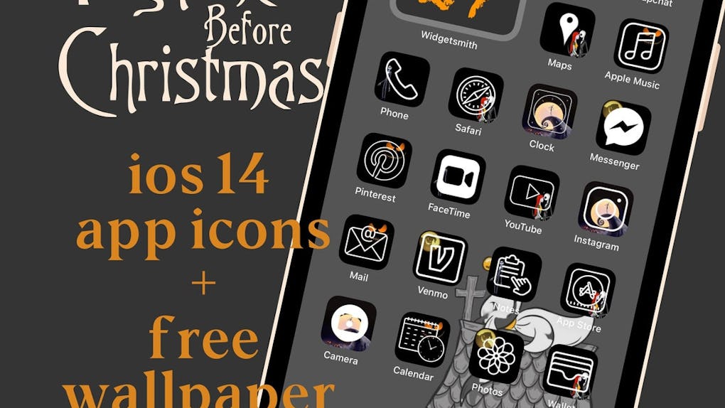 These 23 Halloween Ios 14 Home Screen Ideas Include Spooky Aesthetics halloween ios 14 home screen ideas