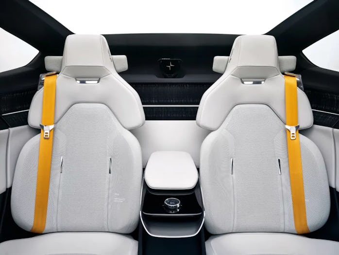 Polestar Precept interior. 