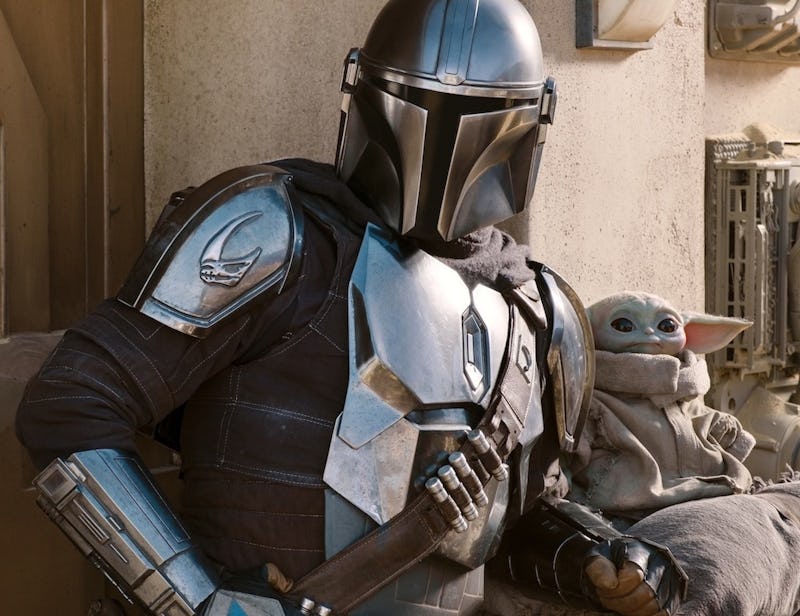 Mando and The Child in "The Mandalorian" Season 2