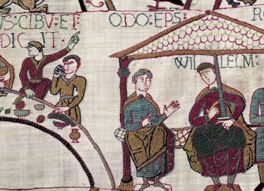 The Bayuex Tapestry, created in the early 1100s. Scientists used some of the same techniques that we...