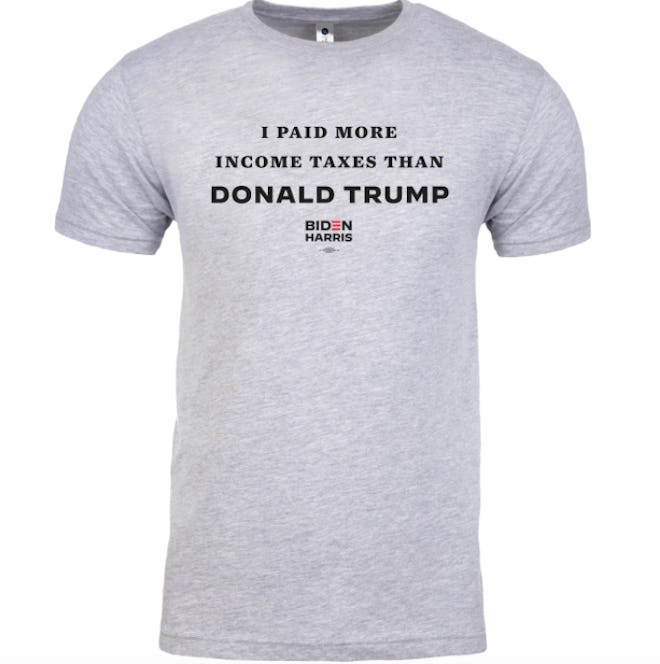 I Paid More In Taxes Than Donald Trump Athletic Heather T-shirt