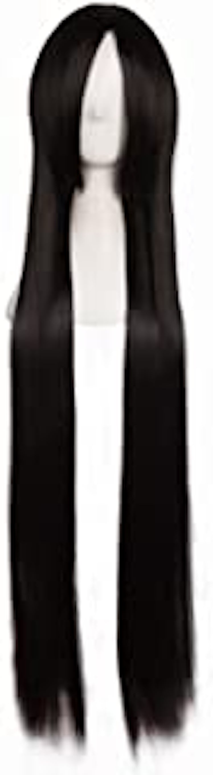 MapofBeauty 40" 100cm Black Long Straight Cosplay Costume Wig Fashion Party Wig