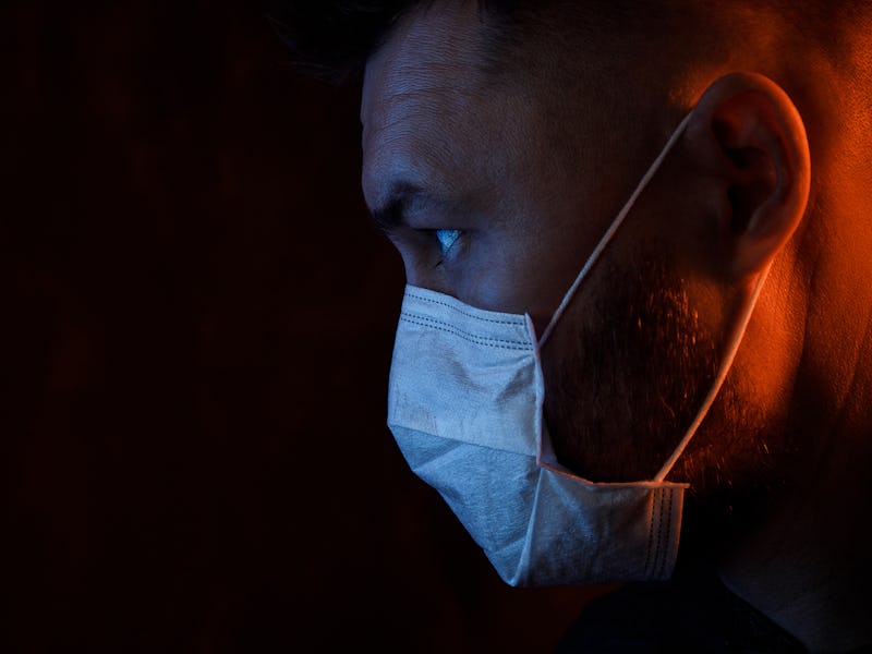 Man wearing a mask.