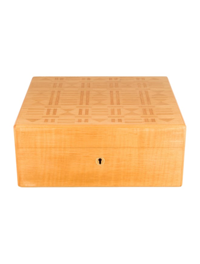 Hermes Wood Jewelry Box