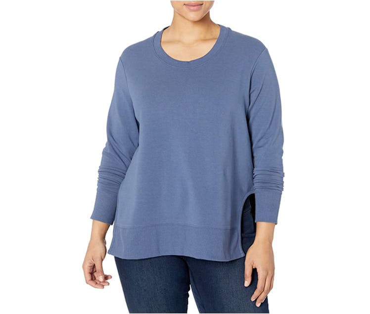 Daily Ritual Plus Size Pullover with Side Cutouts