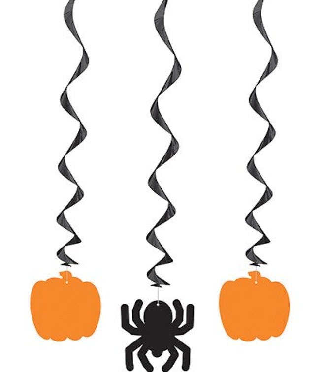 Pumpkin & Spider Hanging Decorations