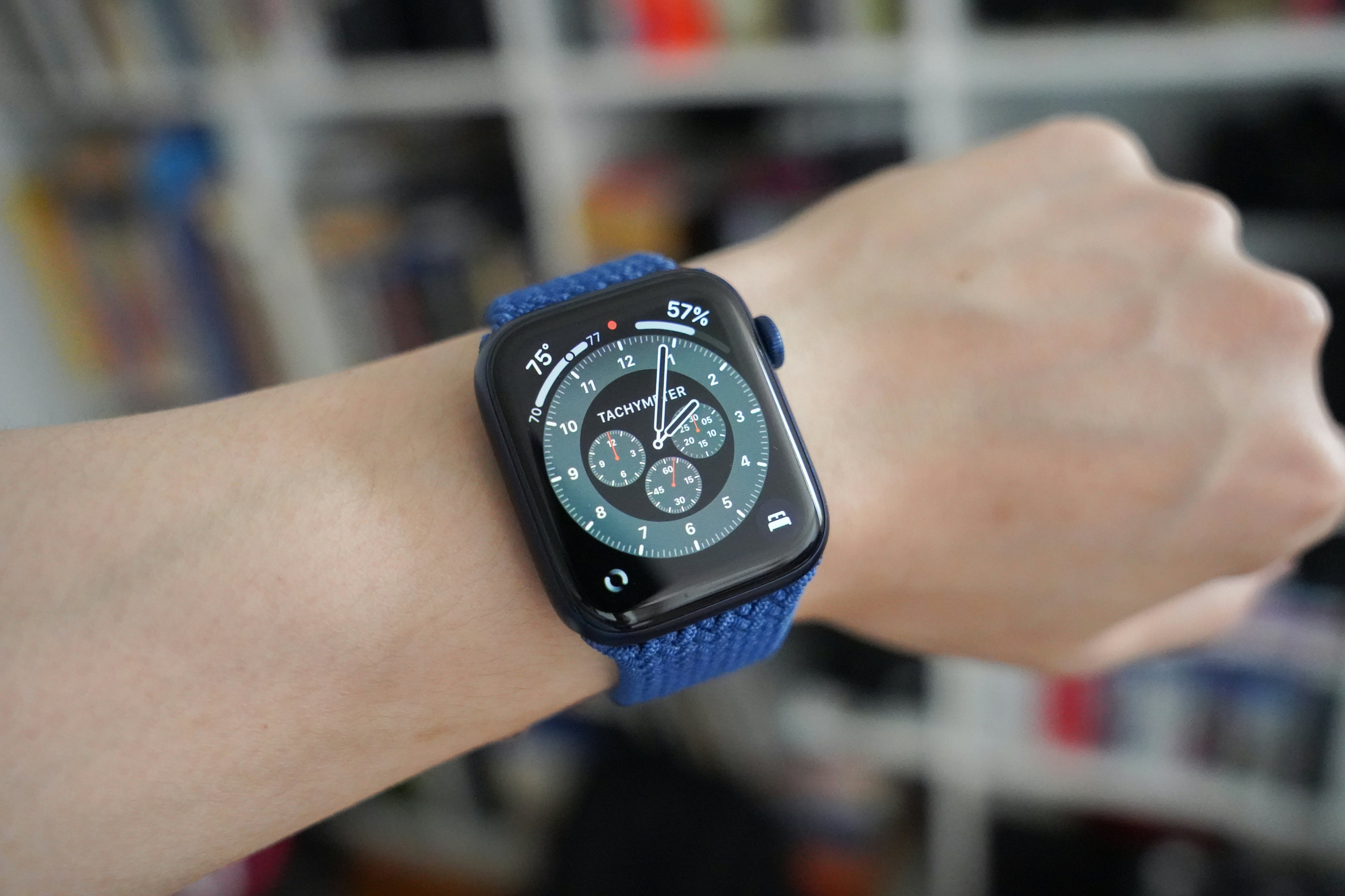 How to use online tachymeter on apple watch