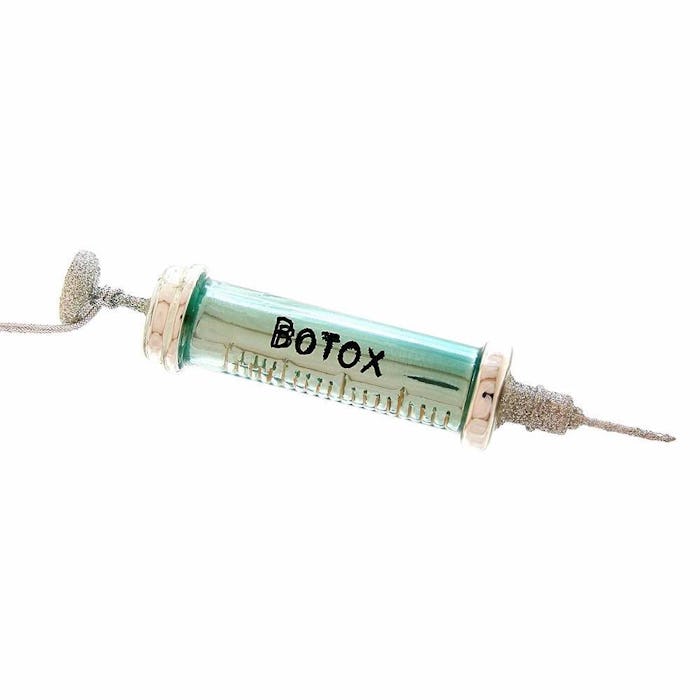 Paper Source Glass Botox Ornament