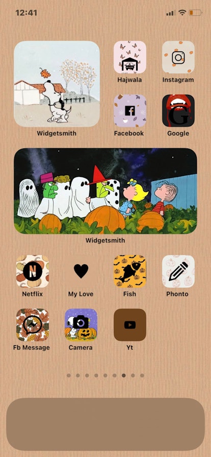 These 23 Halloween Ios 14 Home Screen Ideas Include Spooky Aesthetics - cute aesthetic halloween wallpaper roblox