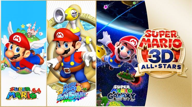 super mario 3d all-stars logos