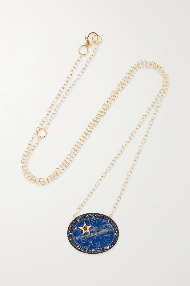 Zenith 14-Karat Gold Multi-Stone Necklace 