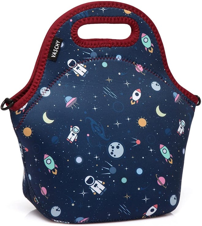VASCHY Lunch Box Bag for Kids in Cute Astronaut