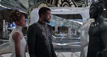 Shuri and T'Challa in 'Black Panther'