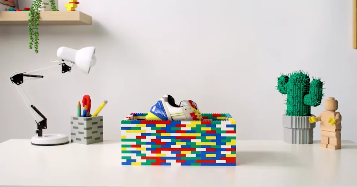Lego Teases A Block Themed And Super Colorful Adidas Sneaker