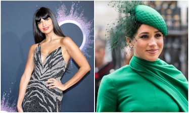 Jameela Jamil responded to rumors she's friends with Meghan Markle.