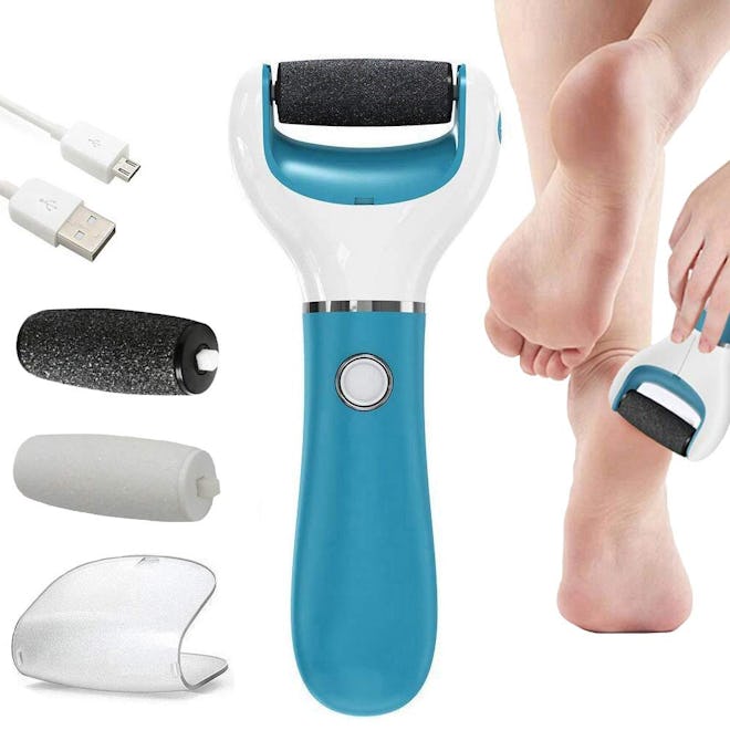 BOMPOW Foot Scrubber Electric Callus Remover 