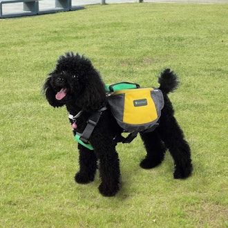 Wellver Adjustable Dog Saddle Bag Backpack