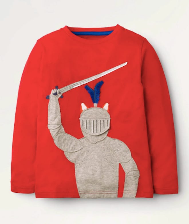 Medieval Novelty T-Shirt - Rockabilly Red Knight 