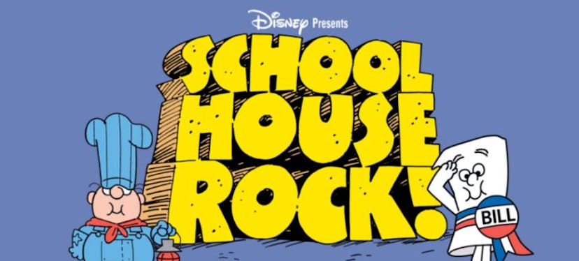 School House Rock! is the classic educational cartoon from the 1970s