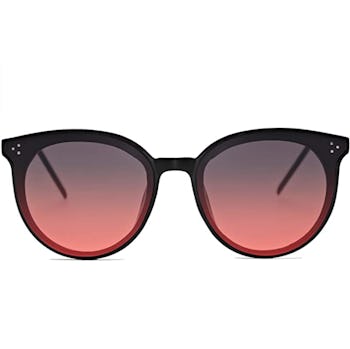 SOJOS Round Rivet Sunglasses