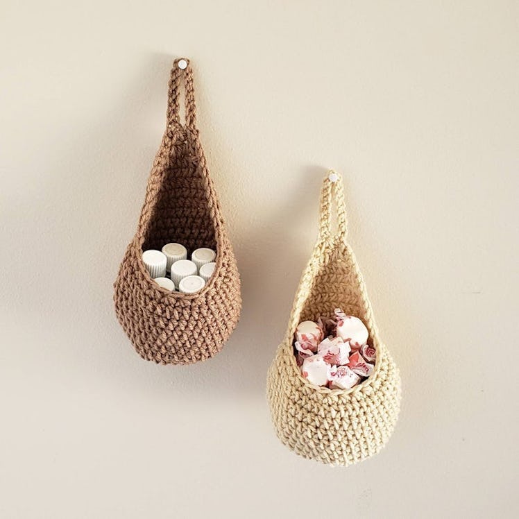 Crochet Hanging Baskets