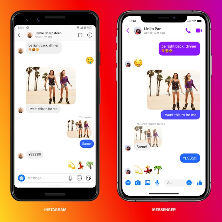Instagrammers Can Now Chat With Messenger Users In App No Fb Account Needed