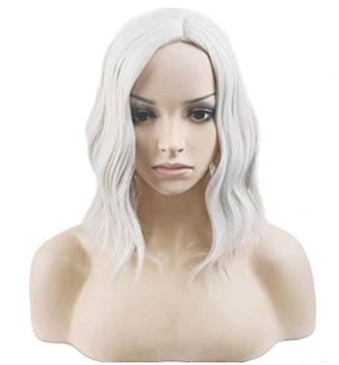 BERON Short Curly Bob Wig Charming Women Girls Beach Wave Wigs for Cosplay Costume Party Wig Cap Inc...