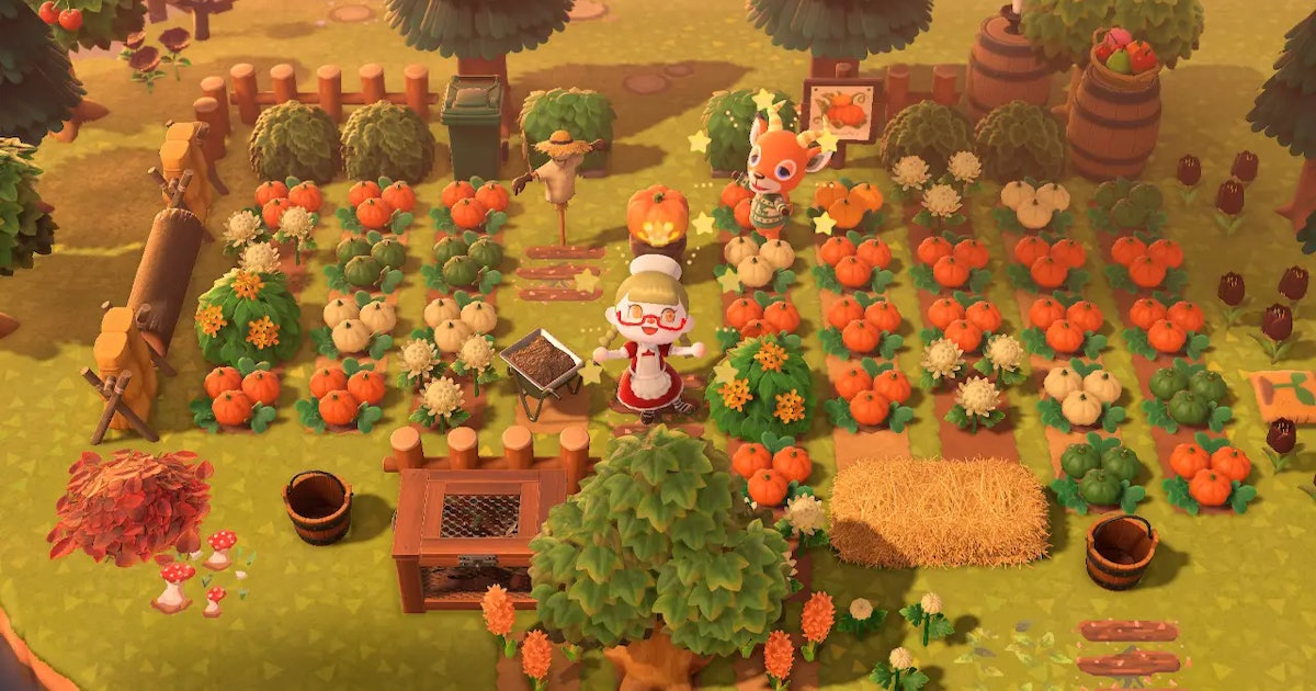 Animal Crossing Pumpkins Guide Diy Recipes How To Grow Various Colors