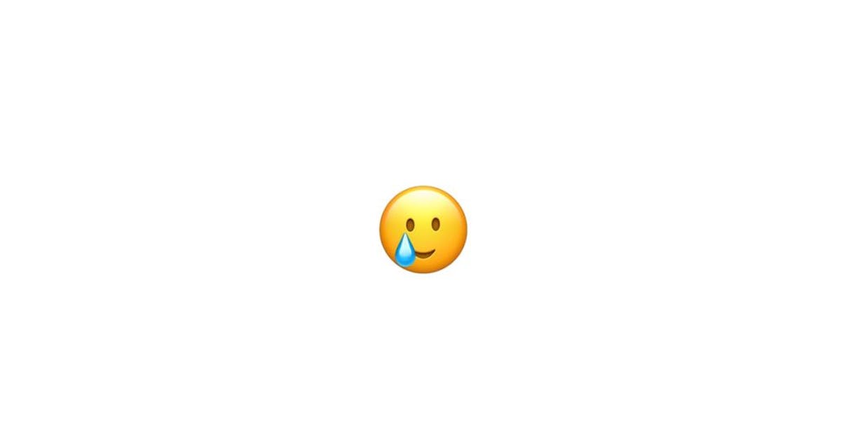 The Smiley Emoji Shedding A Single Tear In Ios 14 2 Is All Of Us The Smiley Emoji Shedding A Single Tear In Ios 14 2 Is All Of Us
