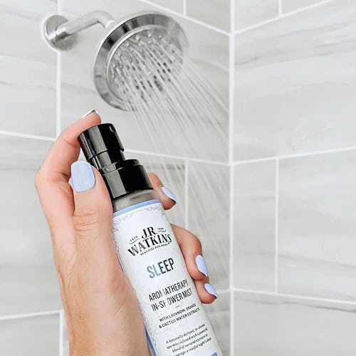 J.R. Watkins is one brand that has a nice array of in-shower products.