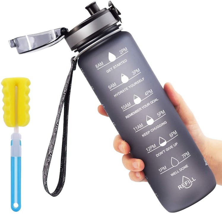 Favofit Water Bottle with Time Marker