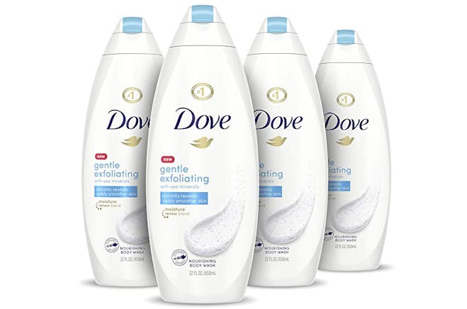 Dove Gentle Exfoliating Body Wash (4-Pack)