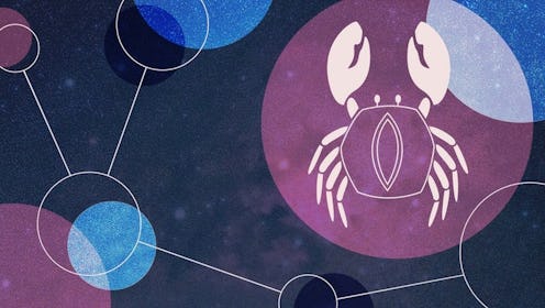 Cancer zodiac sign illustration