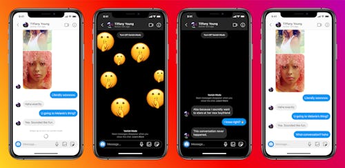 Instagram has launched new message features including Vanish Mode.