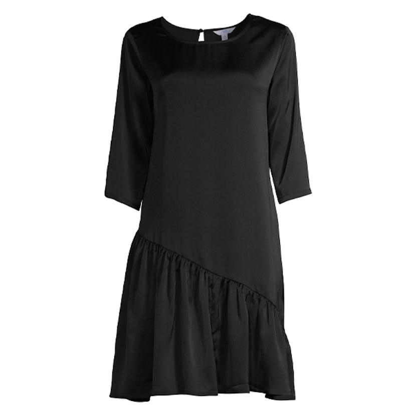 Asymmetrical Ruffle Dress
