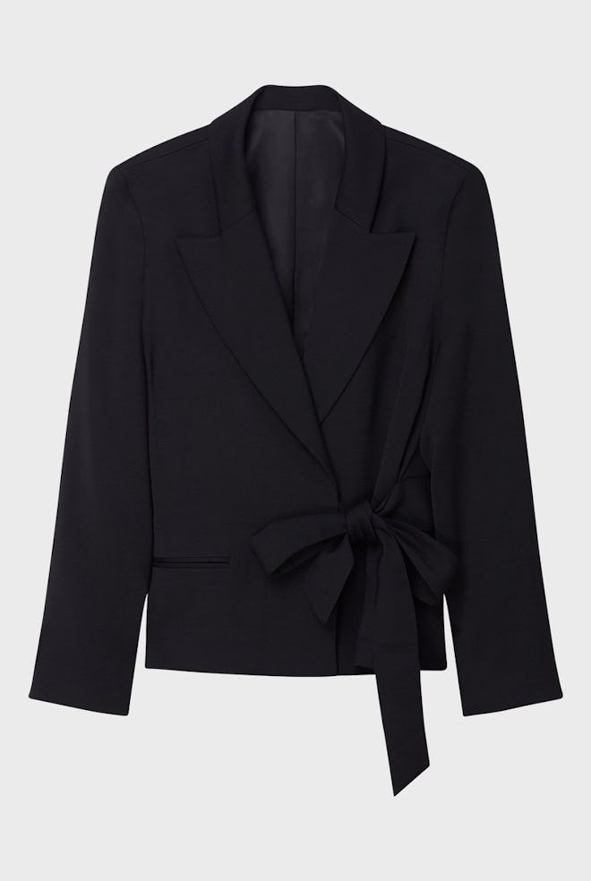 Tuxedo Jacket With Side-Tie